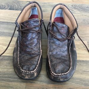 twisted x ostrich mocs